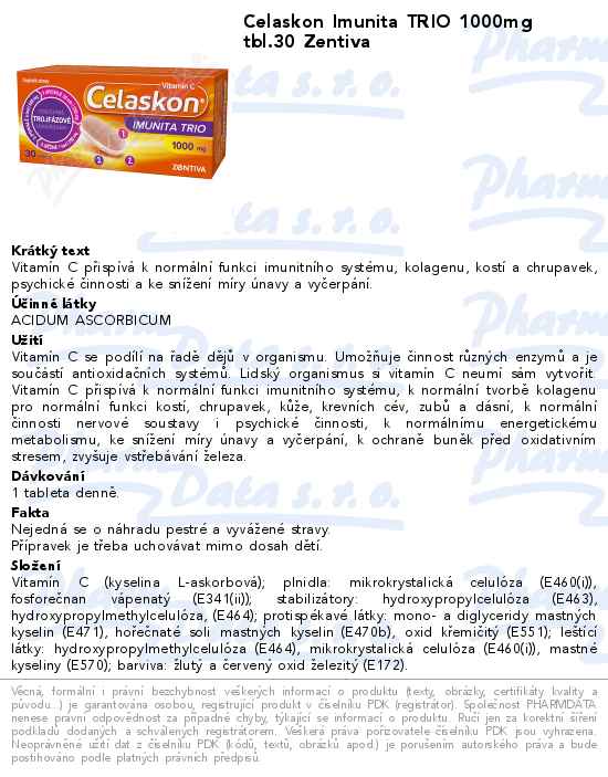 Celaskon Imunita TRIO 1000mg tbl.30 Zentiva