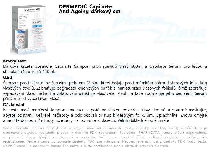 DERMEDIC Capilarte Anti-Ageing dĂˇrkovĂ˝ set