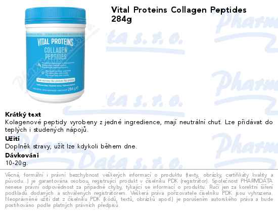 Vital Proteins Collagen Peptides 284g