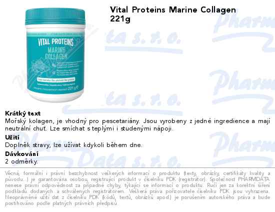 Vital Proteins Marine Collagen 221g