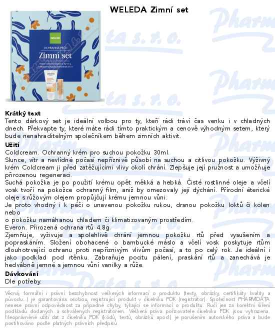 WELEDA ZimnĂ­ set