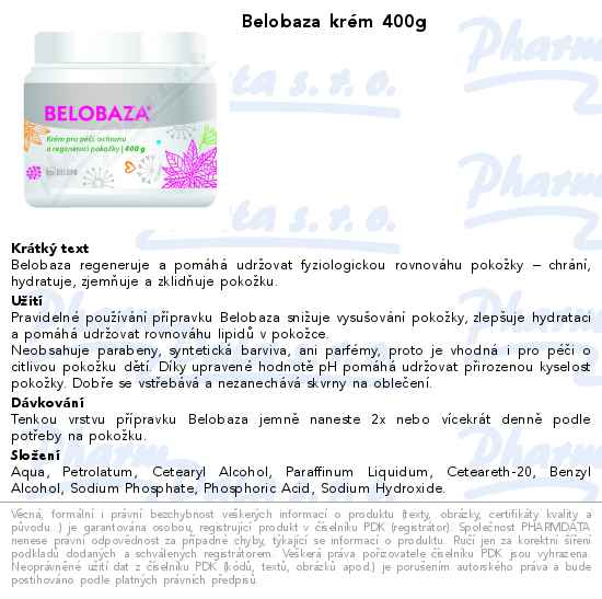 Belobaza krĂ©m 400g