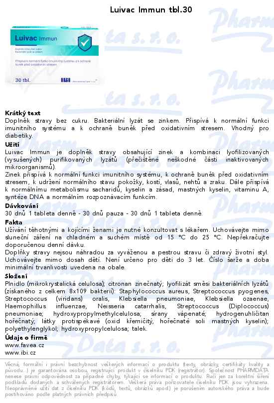 Luivac Immun tbl.30