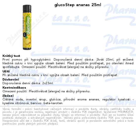 glucoStep ananas 25ml