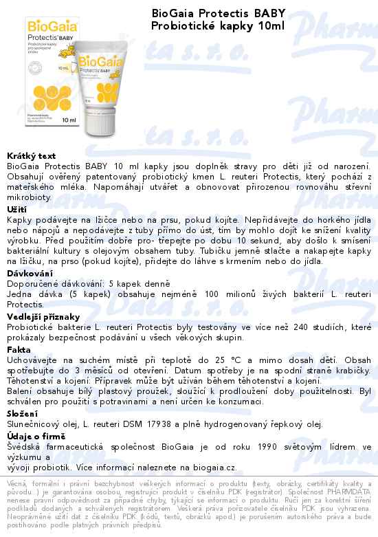 BioGaia Protectis BABY ProbiotickĂ© kapky 10ml