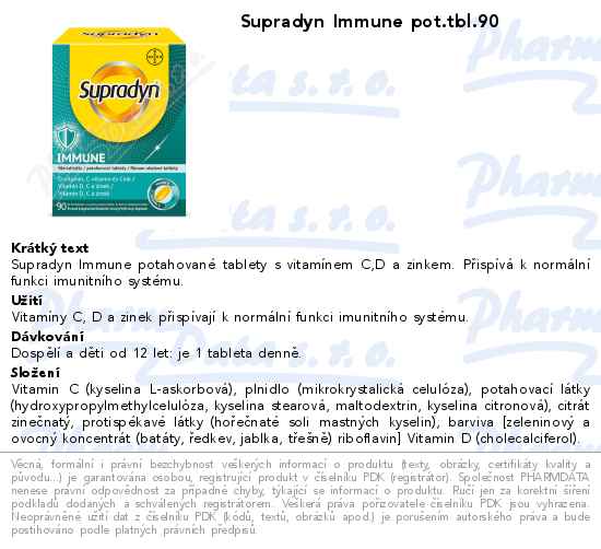 Supradyn Immune pot.tbl.90