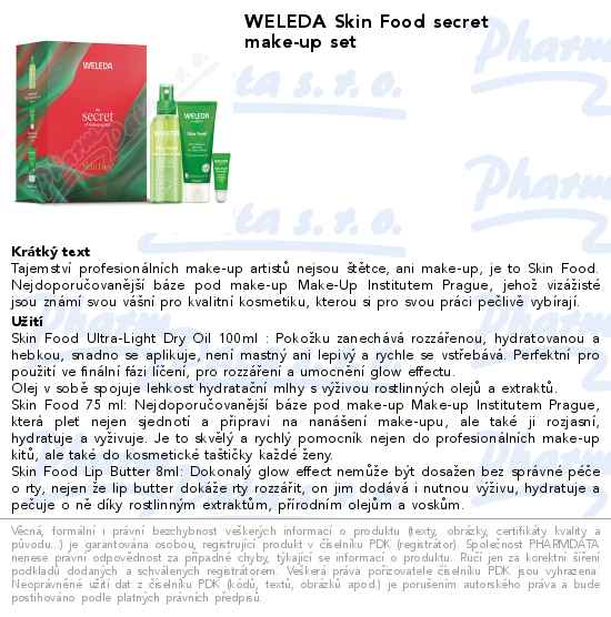 WELEDA Skin Food secret make-up set