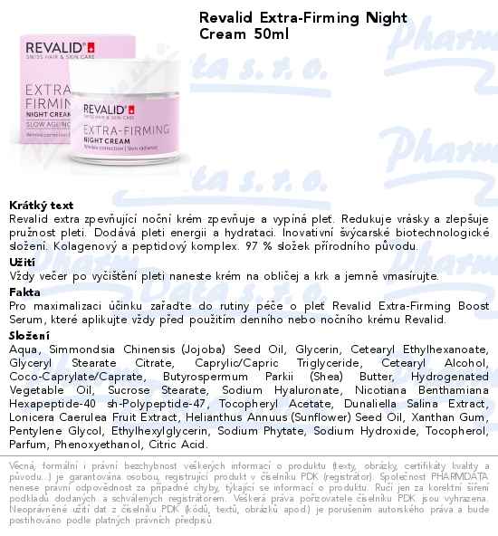 Revalid Extra-Firming Night Cream 50ml