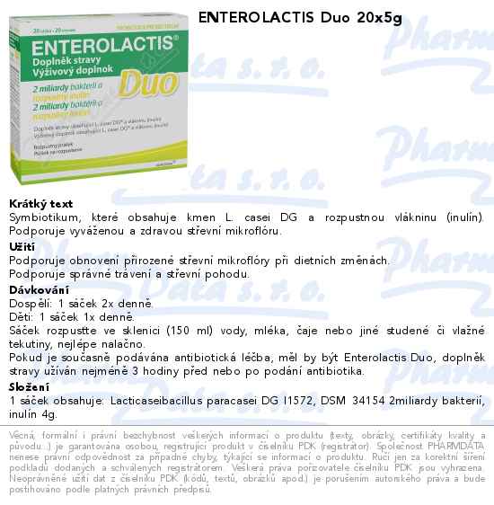 ENTEROLACTIS Duo 20x5g