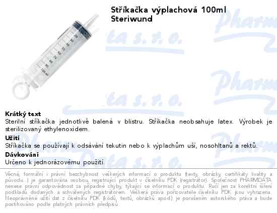 StĹ™Ă­kaÄŤka vĂ˝plachovĂˇ 100ml Steriwund