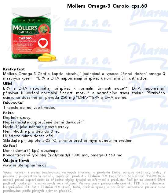 Mollers Omega-3 Cardio cps.60